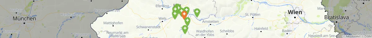 Map view for Pharmacies emergency services nearby Pabneukirchen (Perg, Oberösterreich)